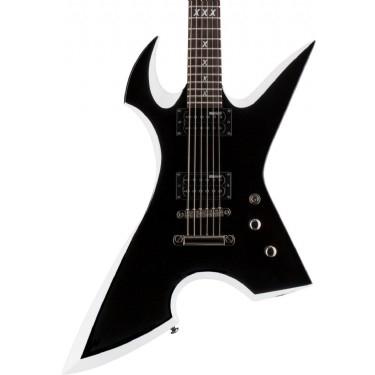 LTD MAX-200 RPR Max Cavalera Signature BLACK W/ WHITE BEVEL Elektro Gitar