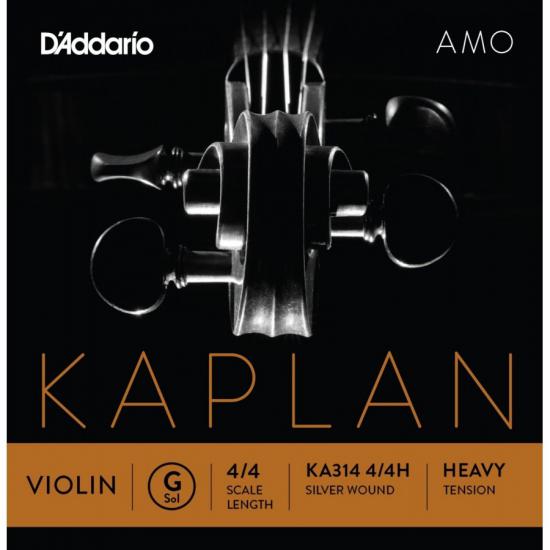 D’Addario KA310 4/4M Kaplan Amo Series Violin String Set G (Sol) Heavy Tek Tel - Keman Teli