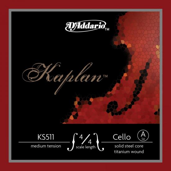 D’Addario KS511 Kaplan Solutions 4/4 Cello A String A (La) - Tek Tel - Çello Teli (A) La