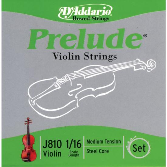 D’Addario Prelude Violin 1/16 Scale Medium Tension Takım Tel - Keman Teli (1/16)