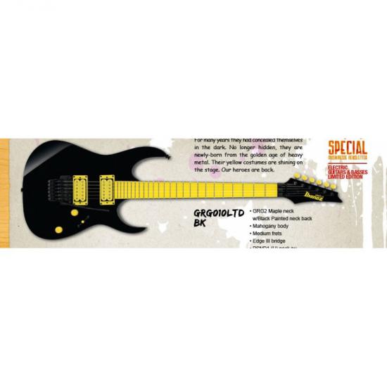 Ibanez Limited Edition GRG010LTD BK - Black - Elektro Gitar