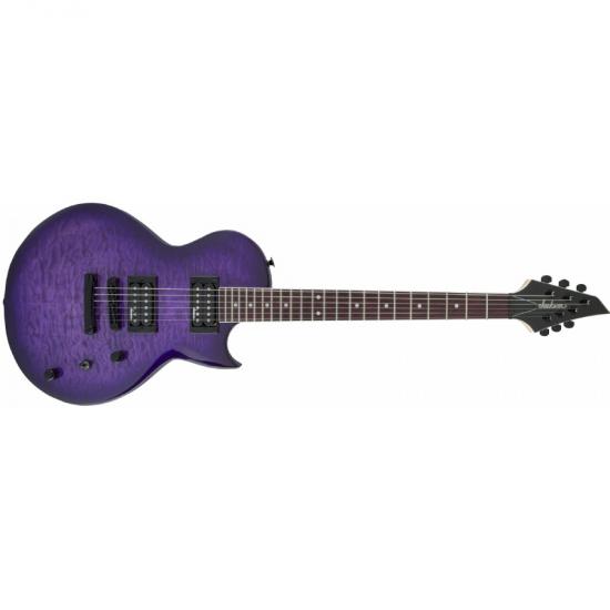 Jackson JS Series Monarkh SC JS22Q Transparent Purple Burst - Amaranth Elektro Gitar