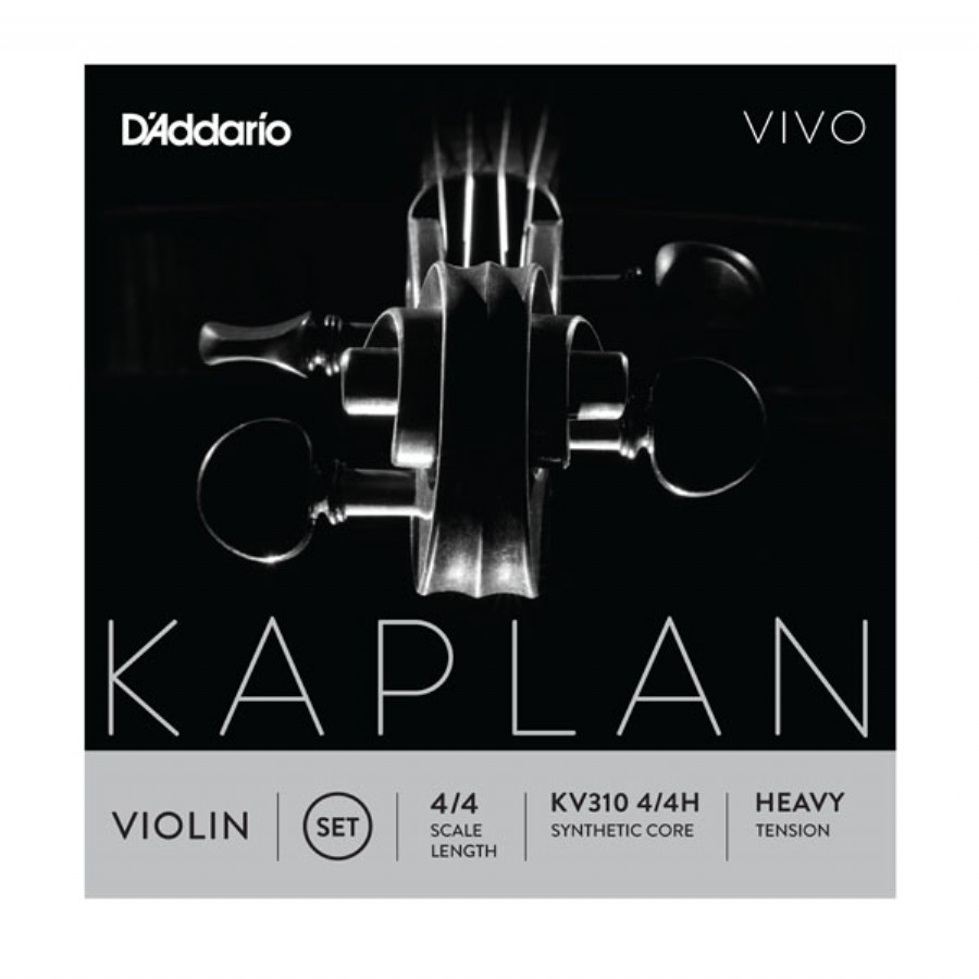 D’Addario Kaplan Vivo KV310 4/4H Violin Set, Heavy Tension Takım Tel - Keman Teli